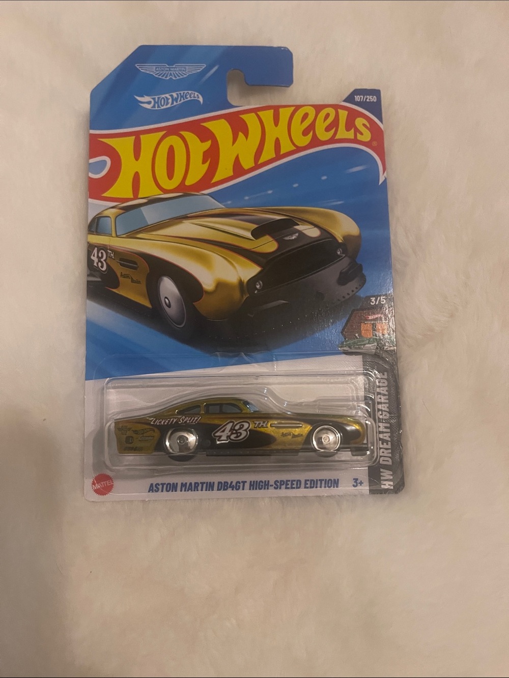 Aston Martin DB4GT High-Speed Edition - Gold Toy Car Super Treasure Hunts